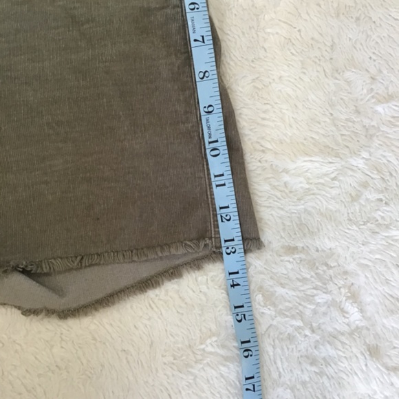 Carve Design Women Size 10 Dogtown Oahu Gray Corduroy Fringe Short Casual Comfy - Picture 8 of 8